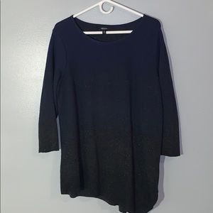 Sparkly Navy Sweater